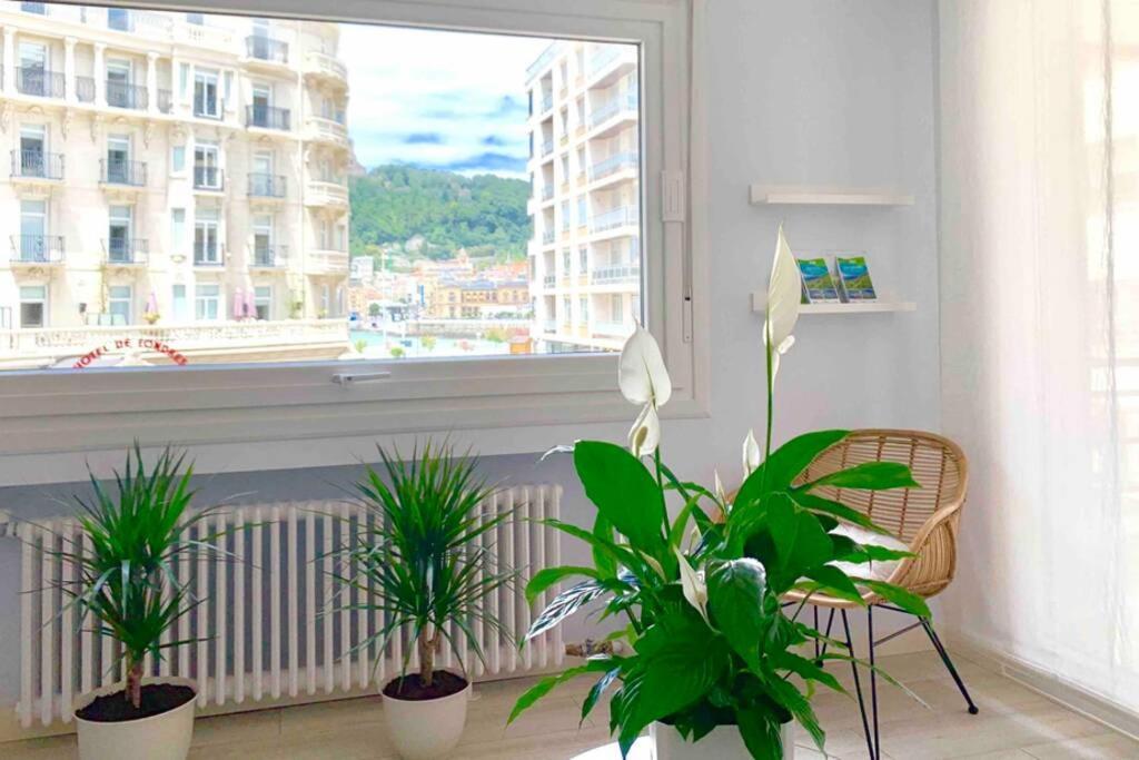 New Gorgeous Central Apartment - Beachfront - 3 Bd San Sebastián Esterno foto