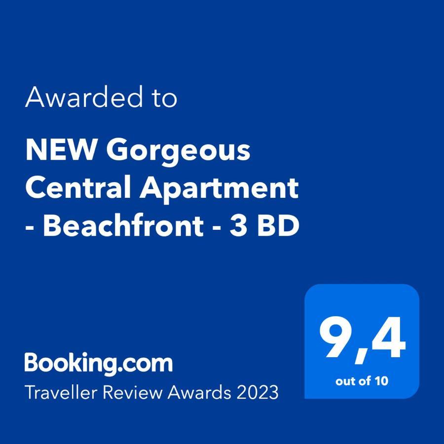 New Gorgeous Central Apartment - Beachfront - 3 Bd San Sebastián Esterno foto